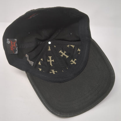 Snake Tattoo Fitted Hat Black One Size Embroidered Miami Ink 6 Panel