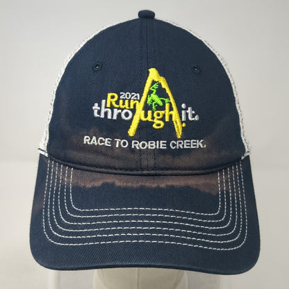 Race To Robie Creek Run Through It 2021 Trucker Hat Blue One Size District