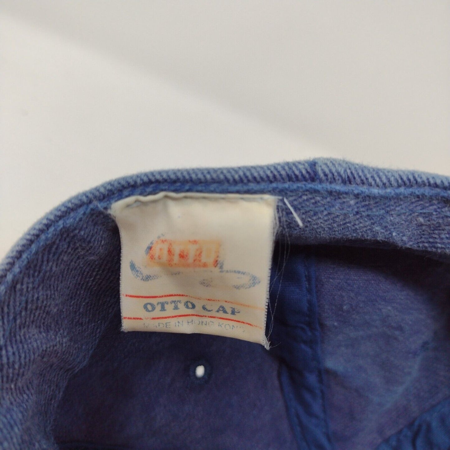 Jalapeño Open Strapback Hat Blue OSFA Embroidered Denim 6 Panel Otto Cap