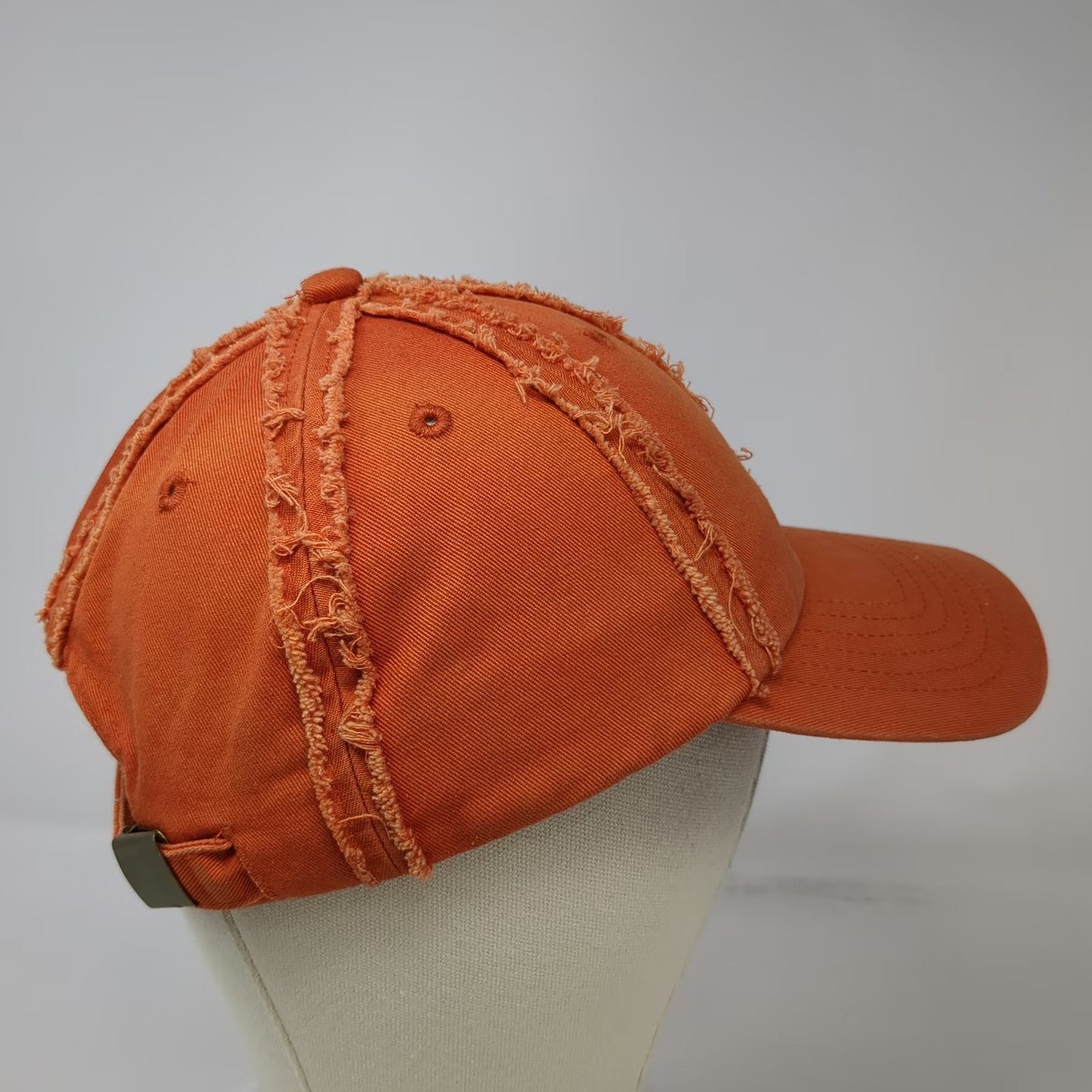 Royal Baseball Cap Orange One Size Distressed Seams Wildwood New Jersey Hat