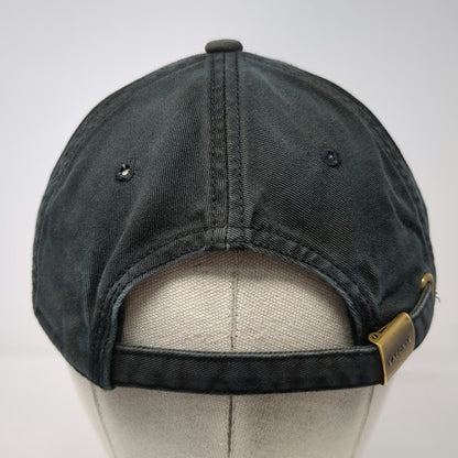 Lacoste Baseball Cap Black One Size Adjustable Slideback Cotton Hat Logo Design