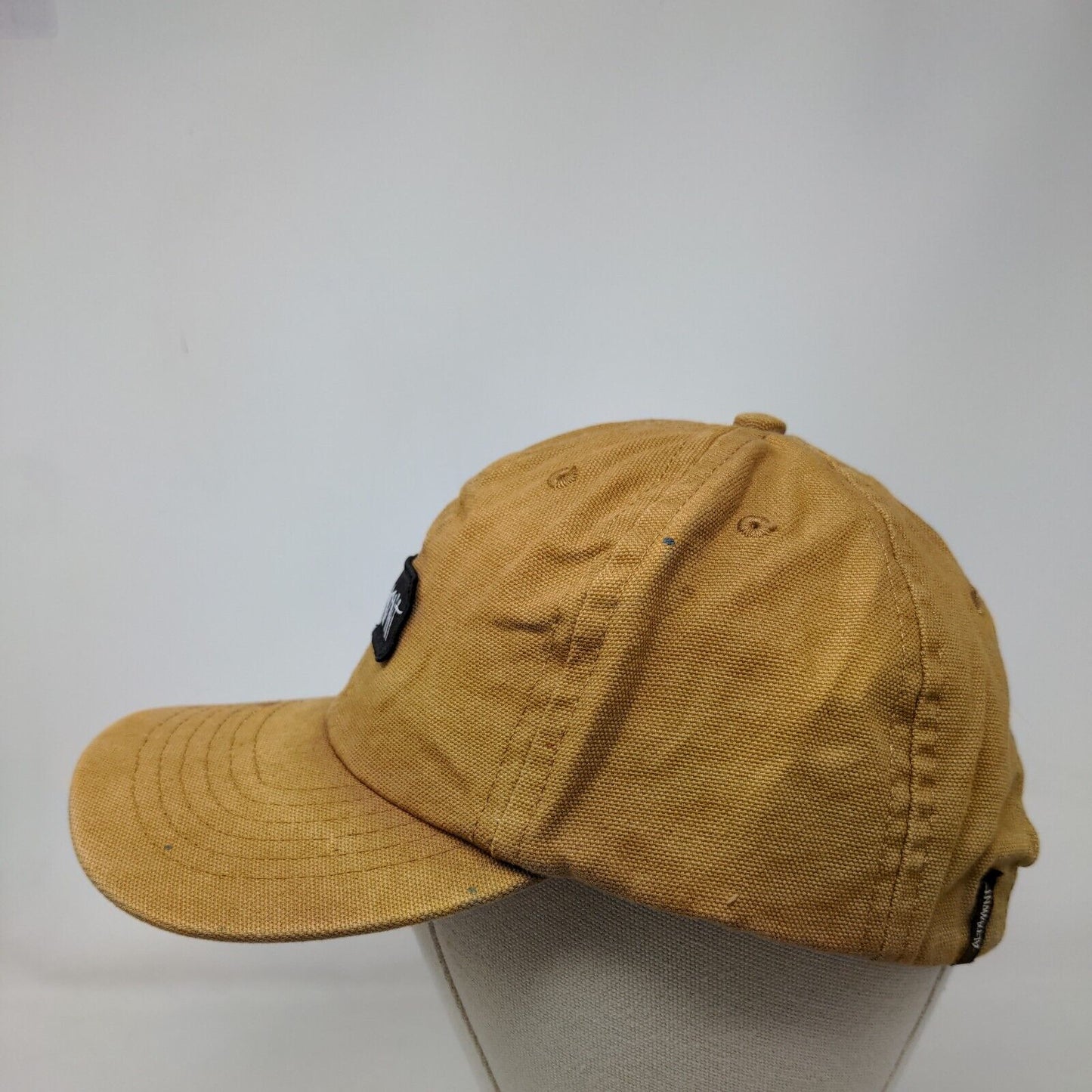 Altamont Slideback Hat Brown One Size Adjustable Patch Logo Vented Holed