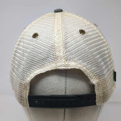 Legacy Trucker Hat Gray One Size Seward AK Alaska Mountain Patch Mesh Snapback