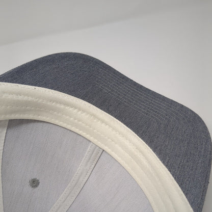 Hearts for Hadley Snapback Trucker Hat Gray One Size Mesh Back Outdoor