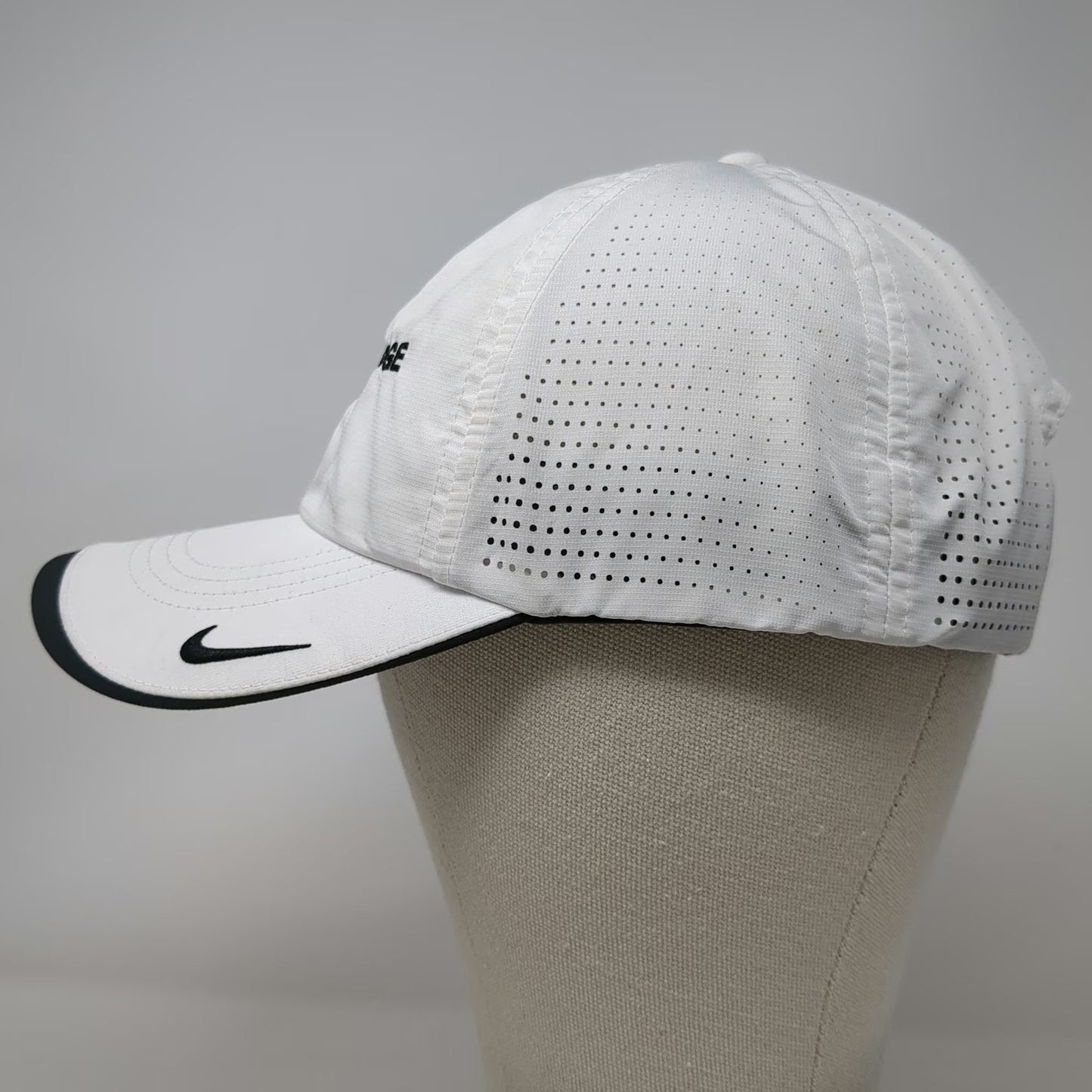 Nike Baseball Cap White One Size Dri-FIT Urban Edge Properties Perforated Hat