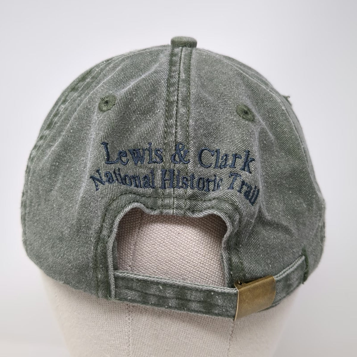 Eco Baseball Cap Green One Size Fox Lewis & Clark National Historic Trail Hat