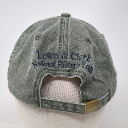 Eco Baseball Cap Green One Size Fox Lewis & Clark National Historic Trail Hat