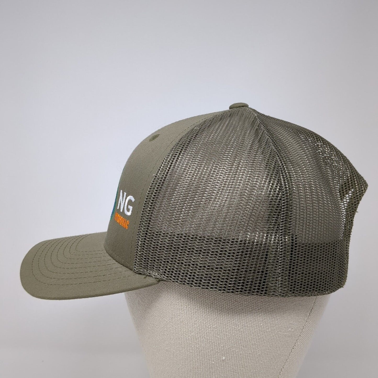 NG Hydrovac Snapback Trucker Hat Green One Size Adjustable Mesh Back Richardson