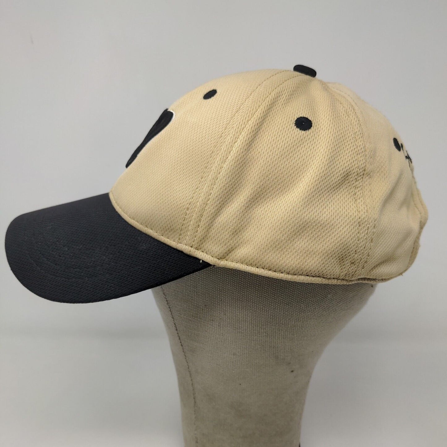 Boombah Men's Strapback Hat Tan Embroidered Logo N 100% Polyester