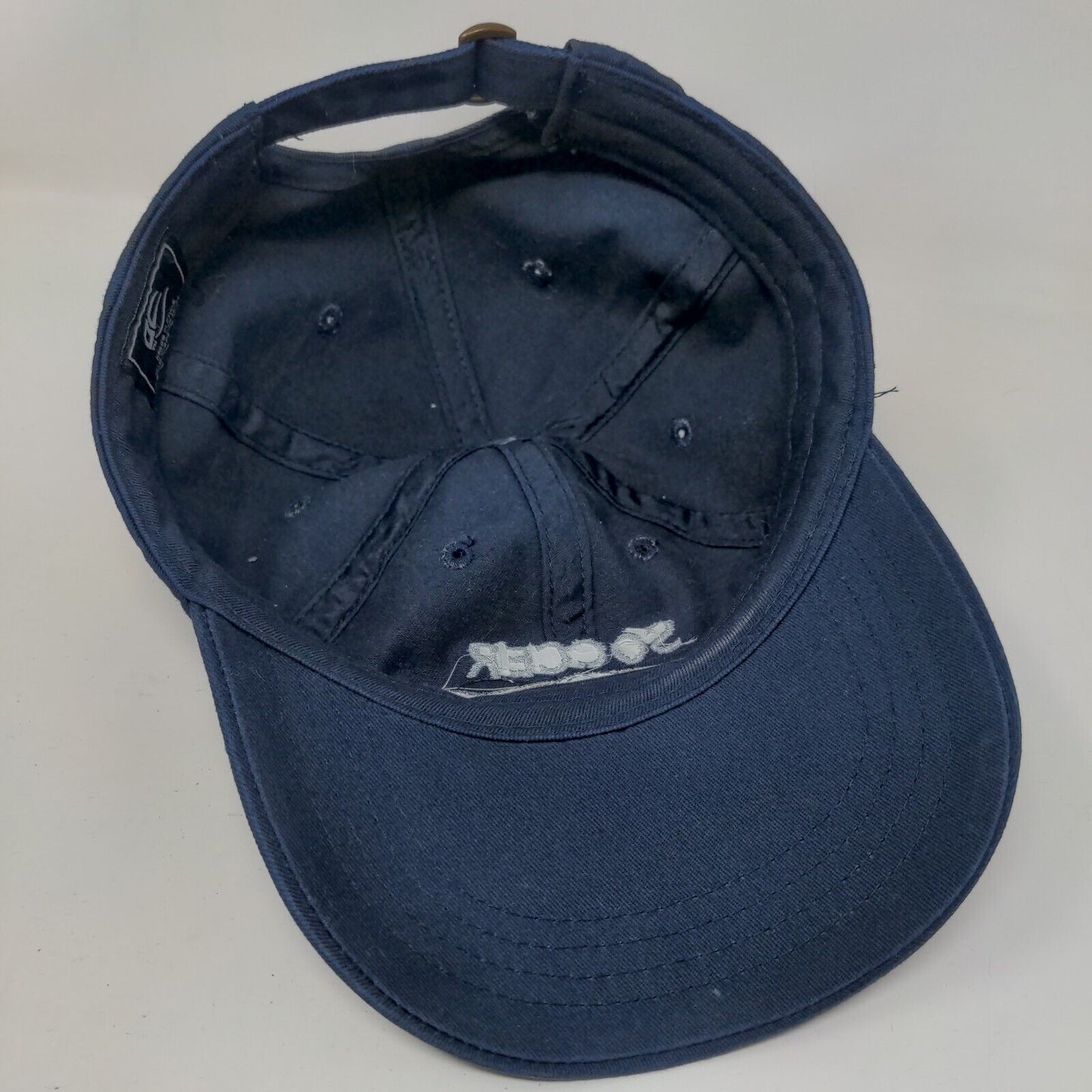 Soccer Ball Wings Slideback Hat Blue OSFM Embroidered Outdoor Cap