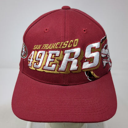 Sports Specialties San Francisco 49ers NFL Snapback Hat Red Vintage Green Brim