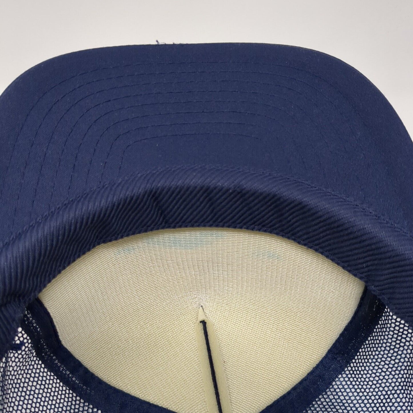 R&K Construction St. Peters MO Snapback Trucker Hat Blue OS Adjustable Mesh Rope