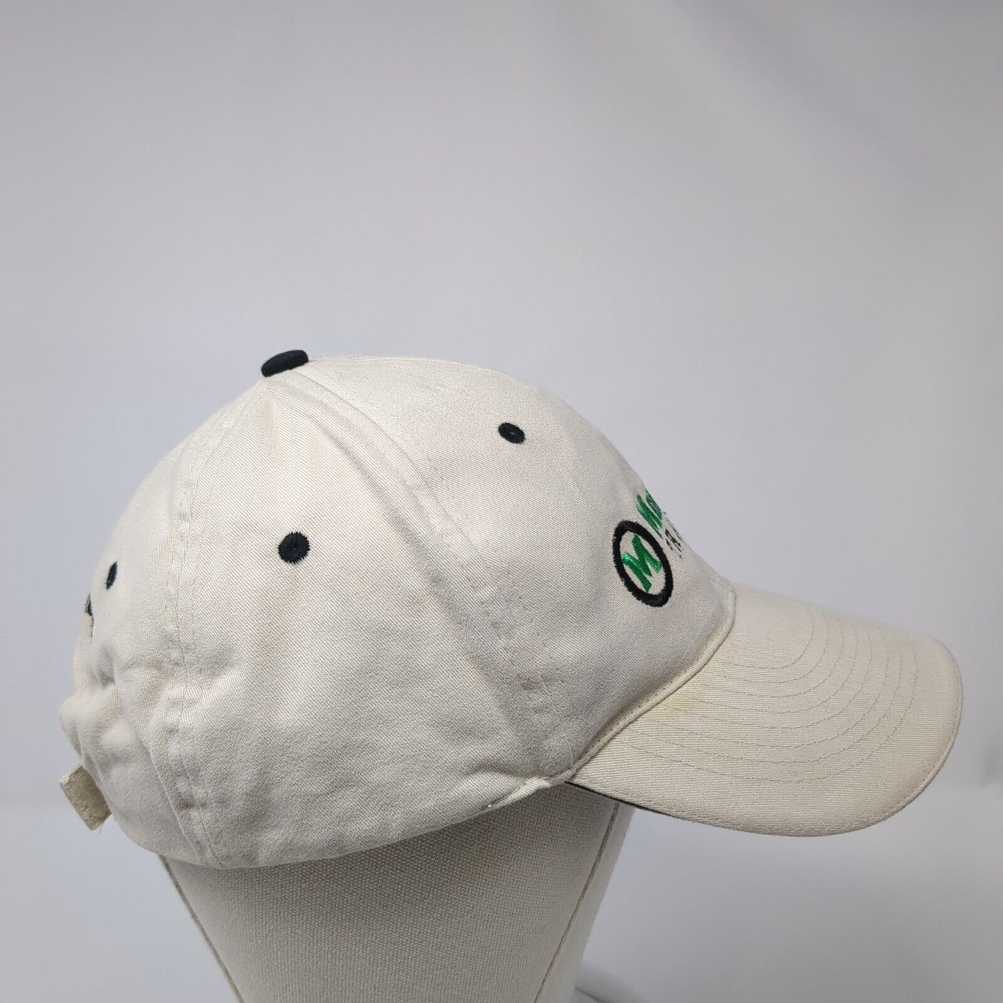 Montana Tractors Leader In Quality Strapback Hat Tan OS Adjustable Embroidered