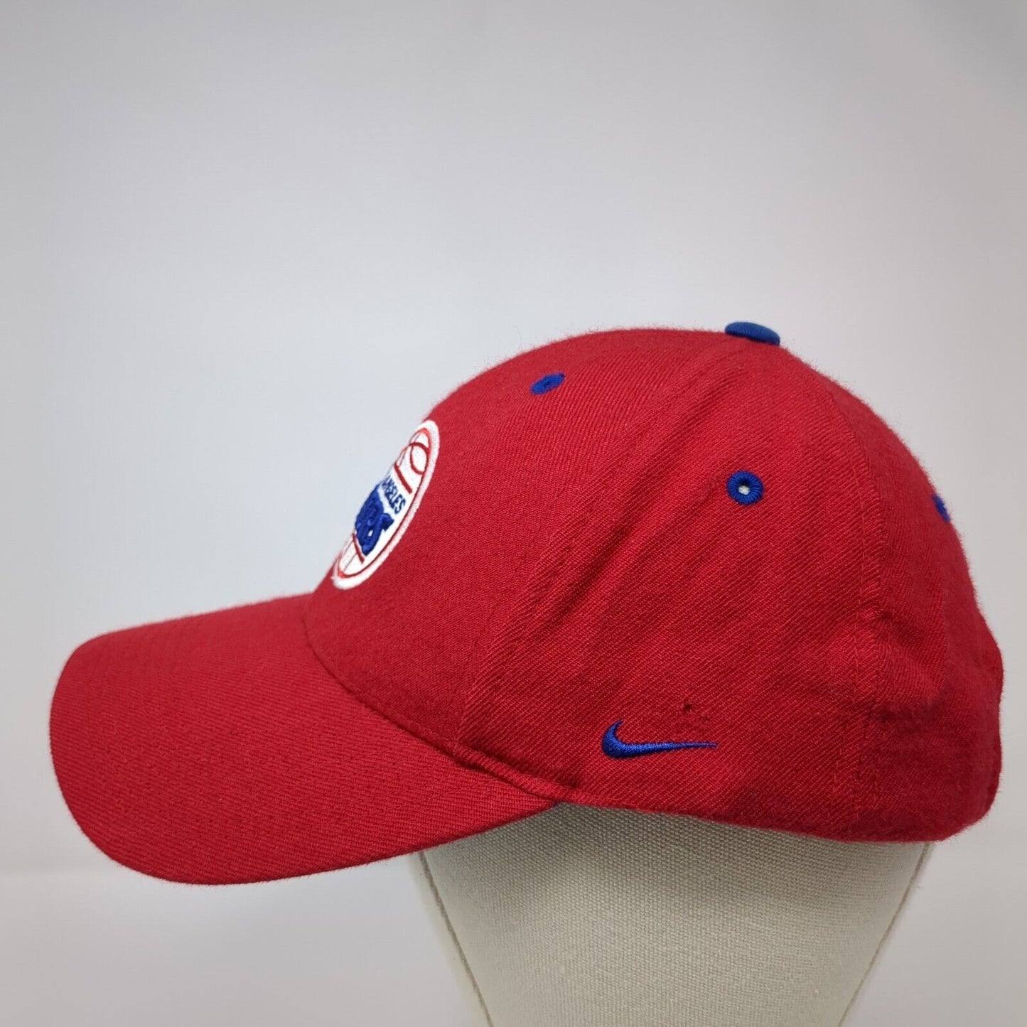 Nike Team Los Angeles LA Clippers Strapback Hat Red OSFA NBA Embroidered Logo