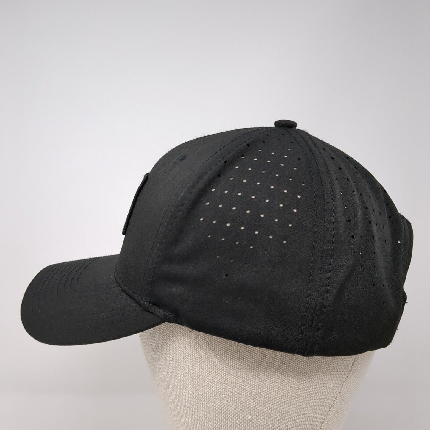 Costa Vida Patch Snapback Hat Black One Size Adjustable Laser Cut