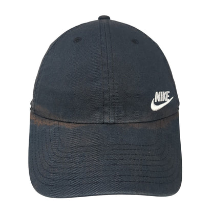 Nike Swoosh Slideback Hat Blue One Size Embroidered Logo Heritage86