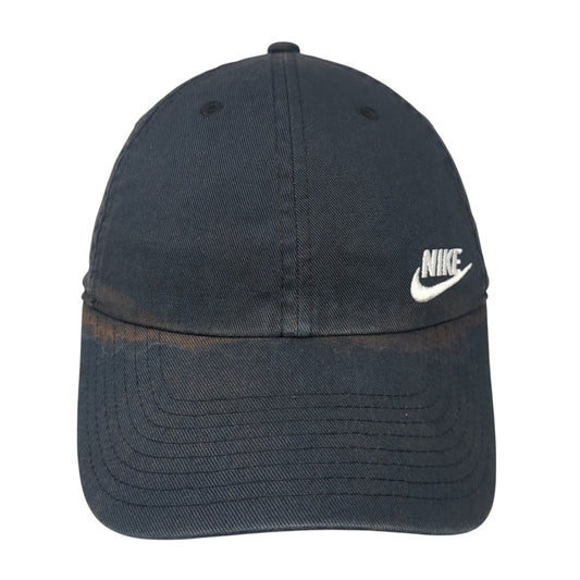 Nike Swoosh Slideback Hat Blue One Size Embroidered Logo Heritage86