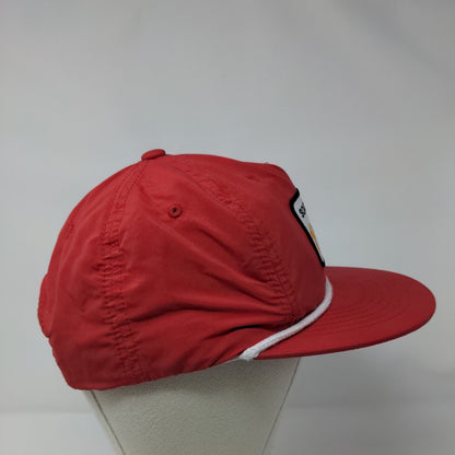 Sounds Like Bulls***t To Me Snapback Rope Hat Red OSFA Adjustable