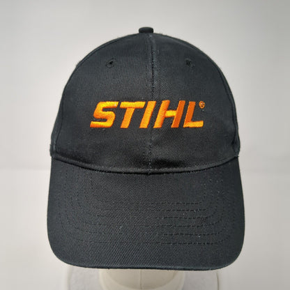 STIHL Outfitters Strapback Hat Black One Size Adjustable Embroidered