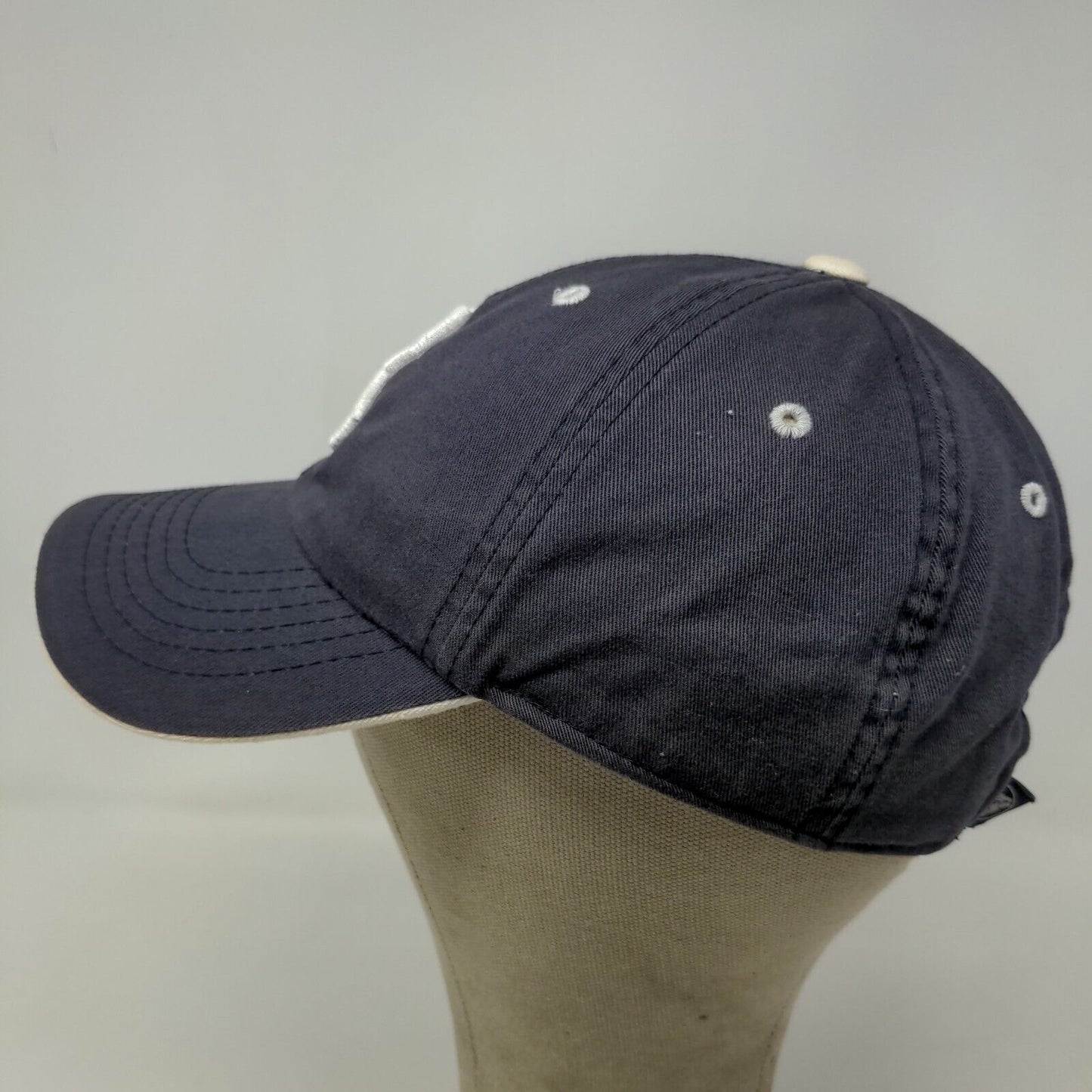 Top of the World Men's Slideback Hat Blue OSFA Embroidered B Logo Cotton