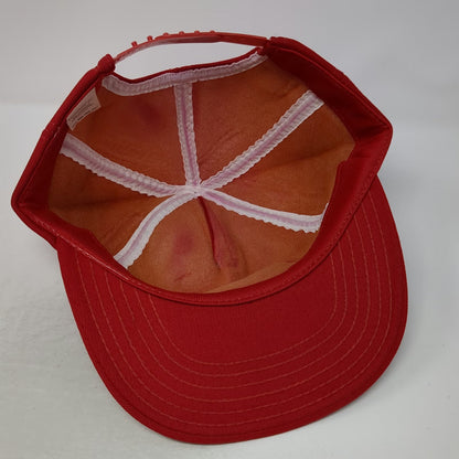 Tonkin Inc. Peterbilt Hat 5 Panel Red One Size Snapback Foam Front Logo Trucking