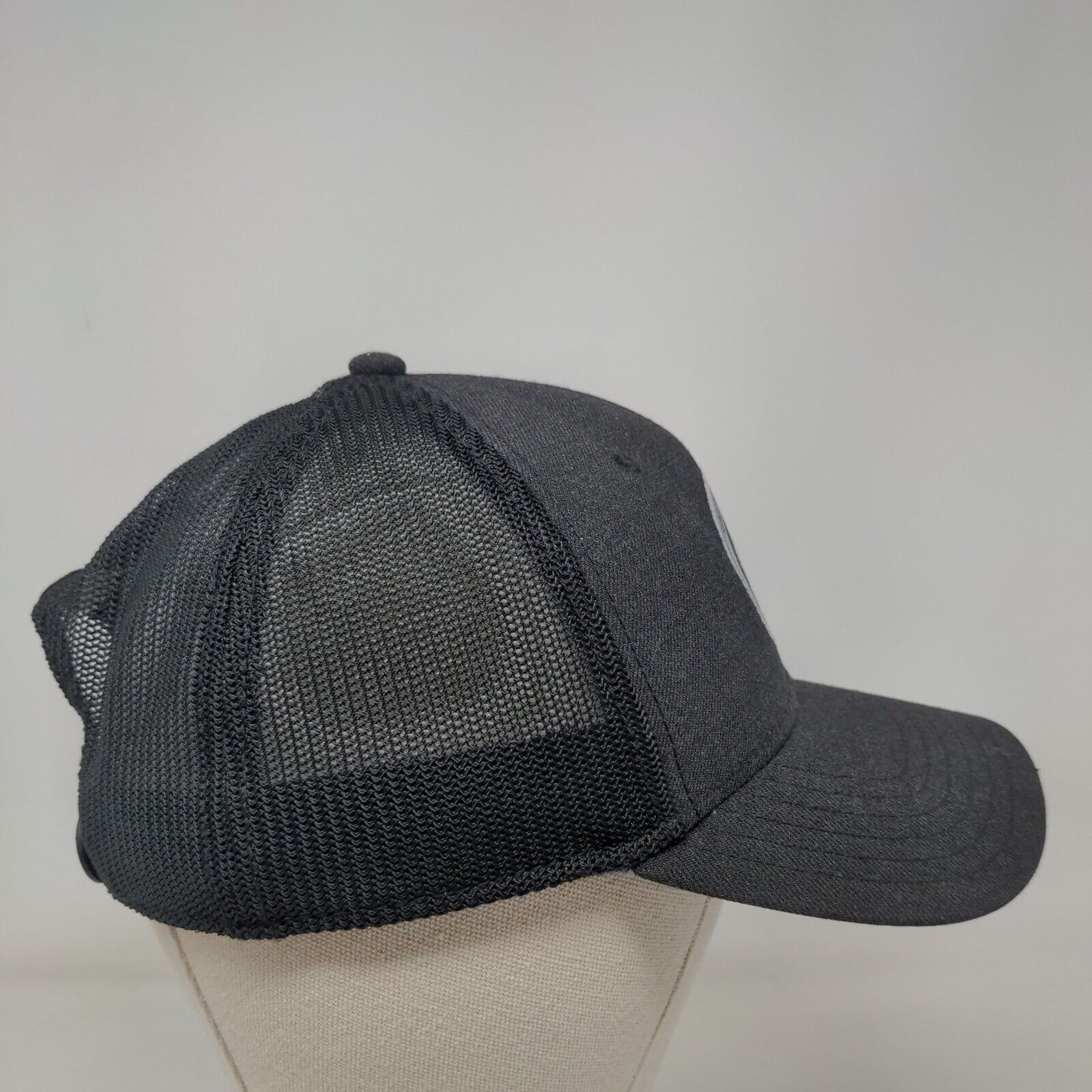 Callaway Snapback Mesh Back Trucker Hat Black One Size Adjustable