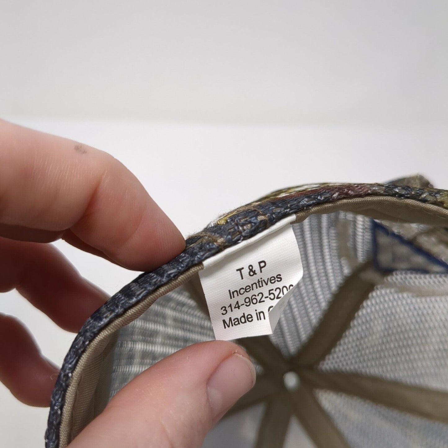 Core & Main Folds Of Honor Strapback Trucker Hat Camo OS Adjustable Mesh Back