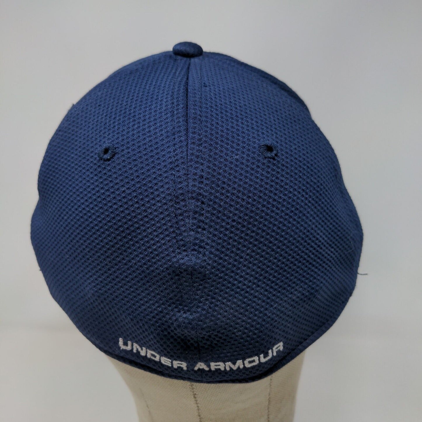 Under Armour Men's Fitted Hat Blue Size L/XL Embroidered Logo