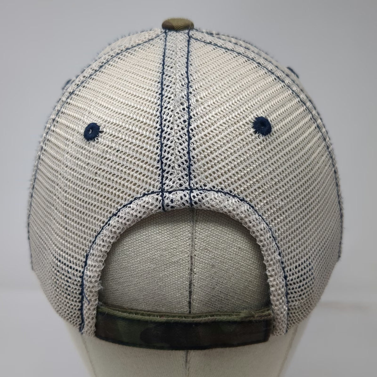 Dallas Cowboys NFL Green Camo Mesh Back Hat OSFM Strapback Star Logo Authentic