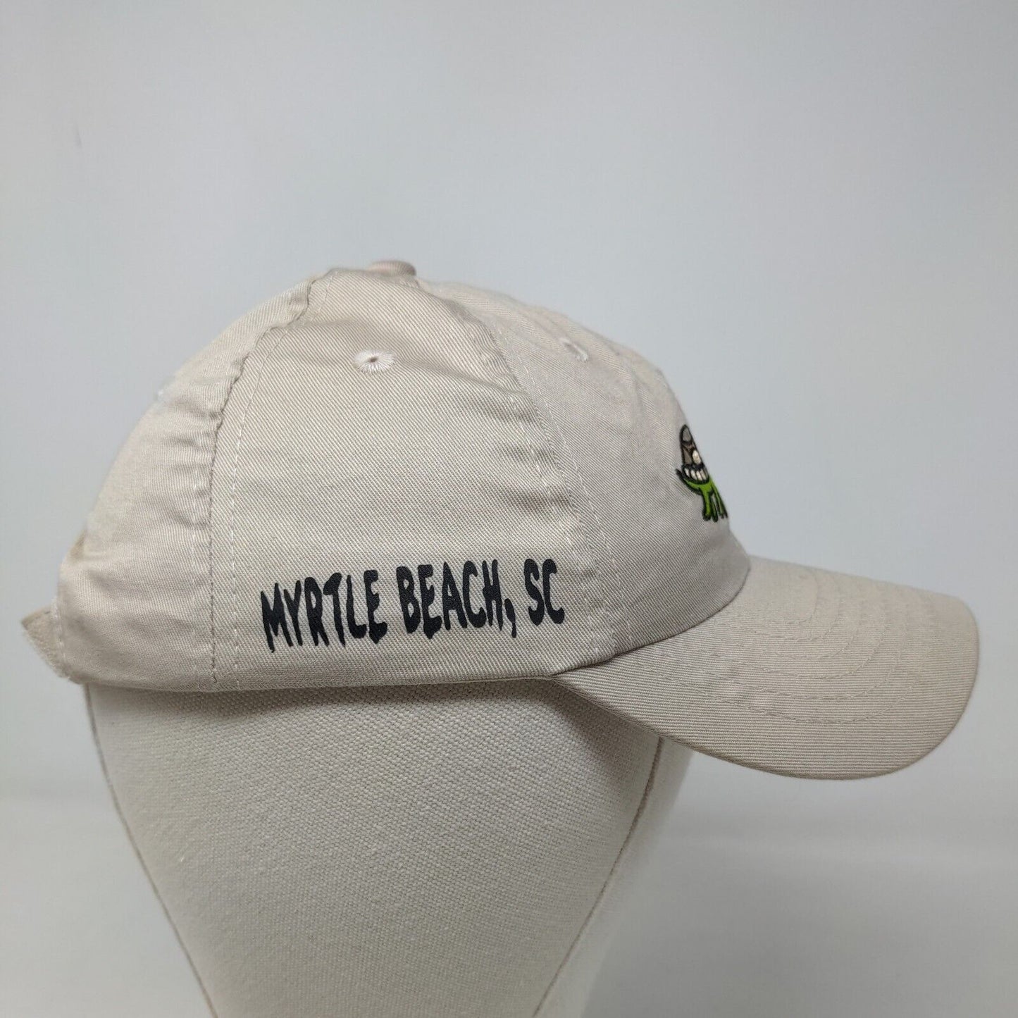 Royal Resortwear Boy's Strapback Hat Tan Embroidered Turtle Myrtle Beach SC