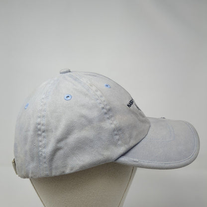 Nasdaq-100 Open Slideback Baseball Cap Blue One Size Adjustable Embroidered FILA