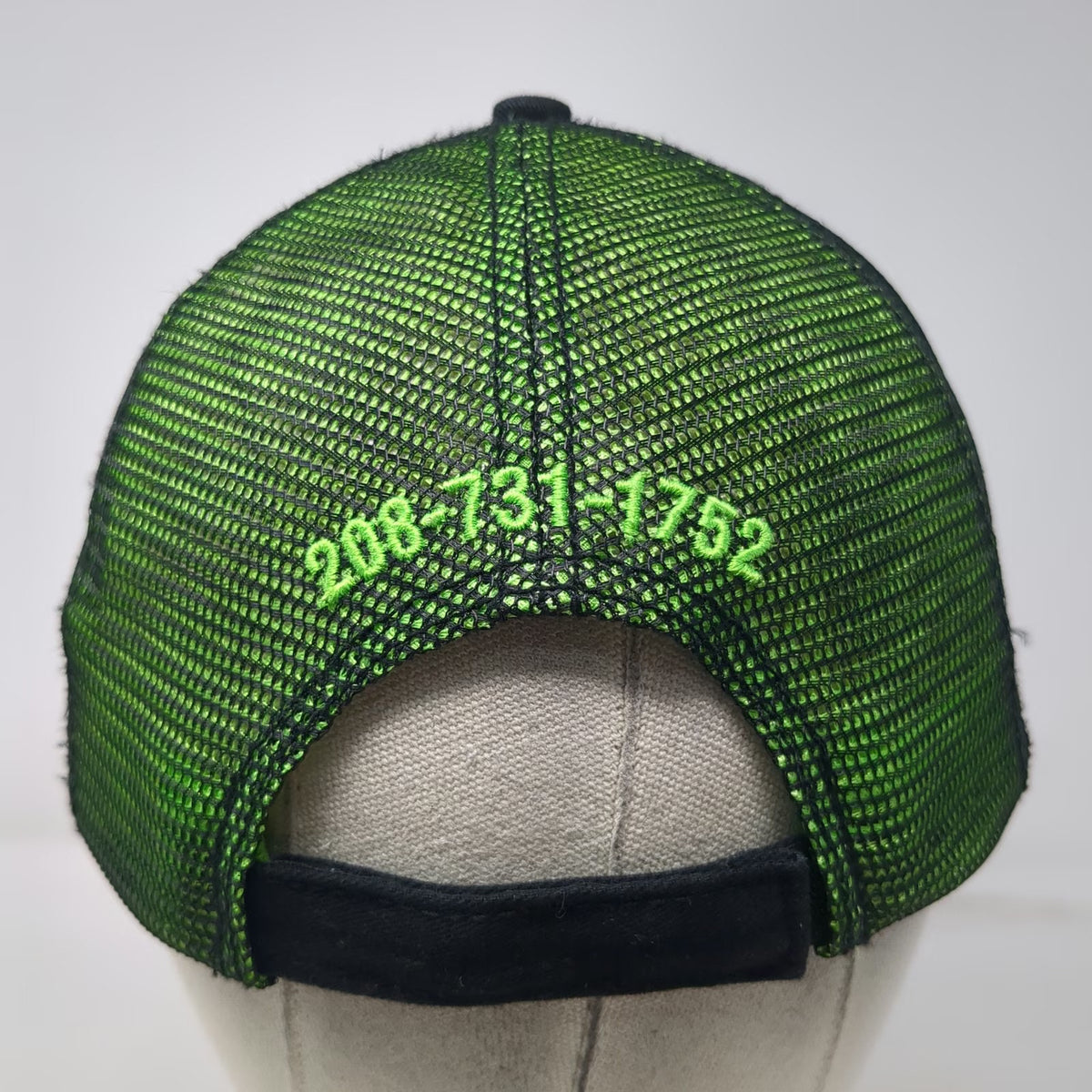 The Max Trucker Hat Black Green One Size Jaynes Custom Chopping Buhl Idaho Ag