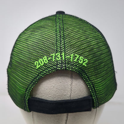 The Max Trucker Hat Black Green One Size Jaynes Custom Chopping Buhl Idaho Ag