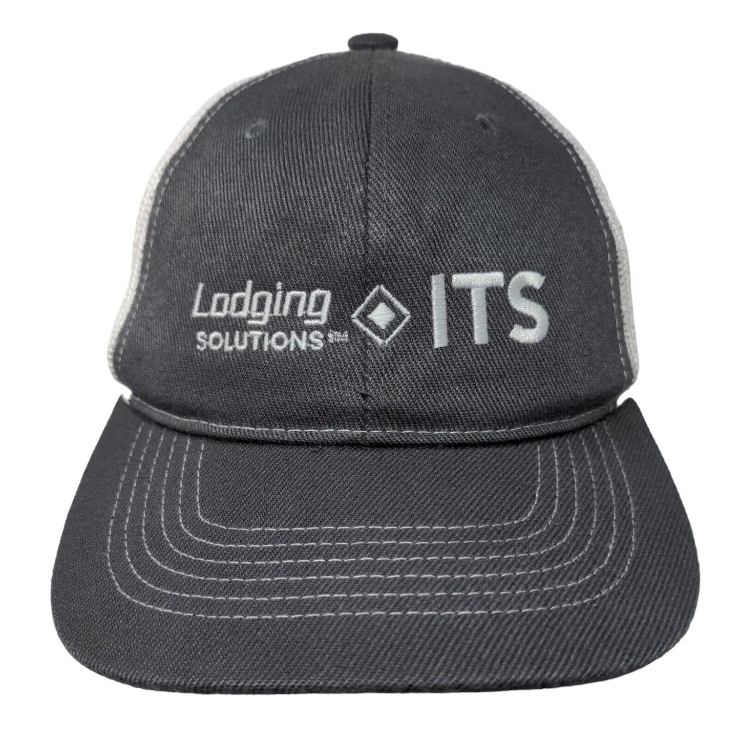 Lodging Solutions ITS Snapback Mesh Back Trucker Hat Gray One Size Cobra