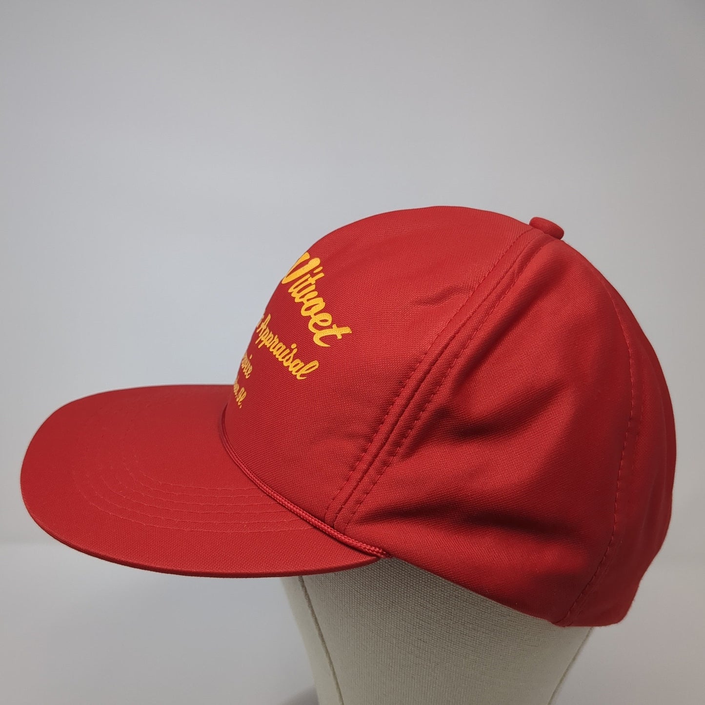 Tom Witvoet Auction & Appraisal Snapback Hat Red One Size Adjustable