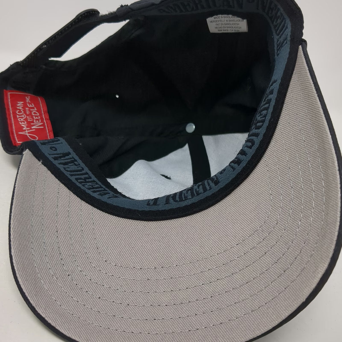 American Needle Naples Vineyards Baseball Cap Black One Size Adjustable Hat