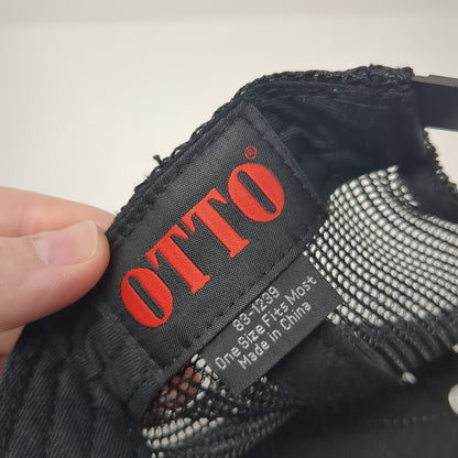 Better Homes and Gardens Real Estate Voigt Davis Trucker Hat Black OS Mesh Otto