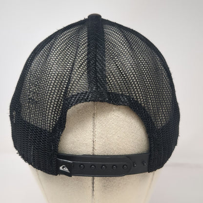 Quiksilver Trucker Hat Black One Size Stranger Things Netflix Shaka Patch Mesh