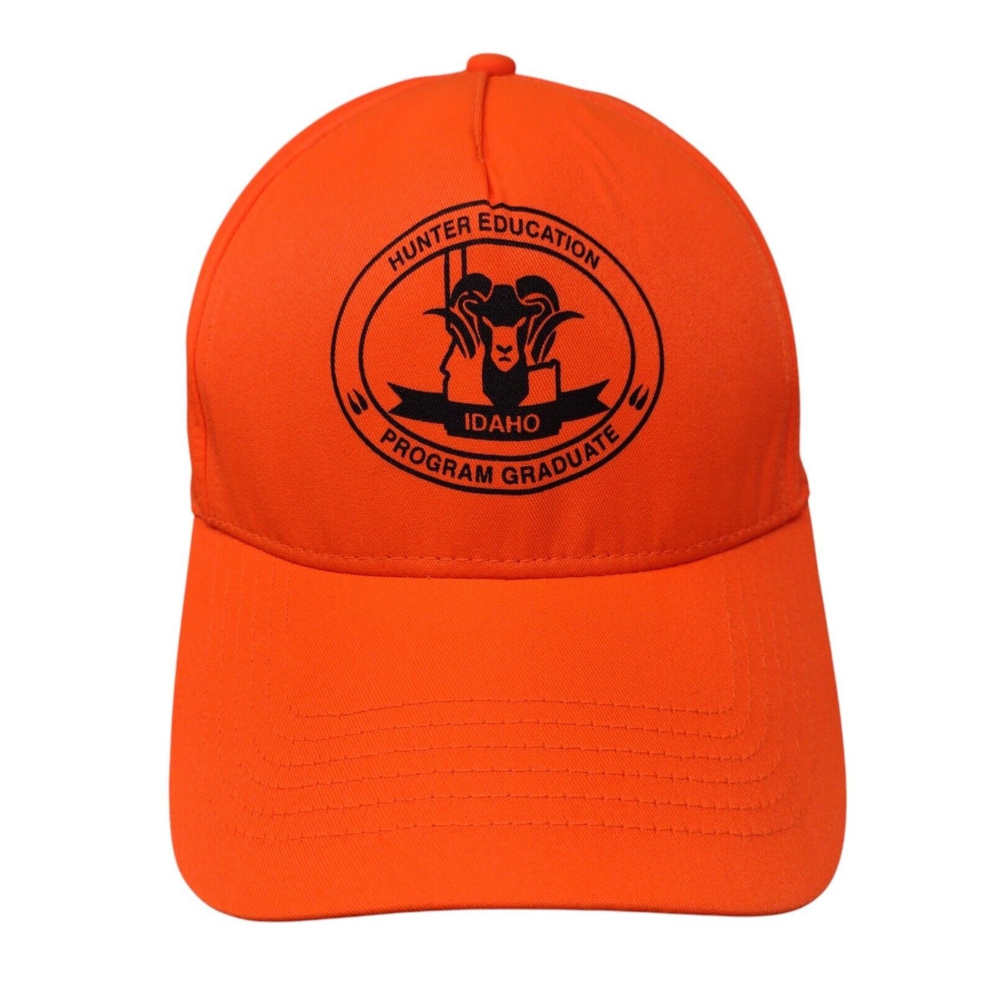 Hunter Education Program Graduate Idaho Snapback Hat Orange OSFM Adjustable Otto