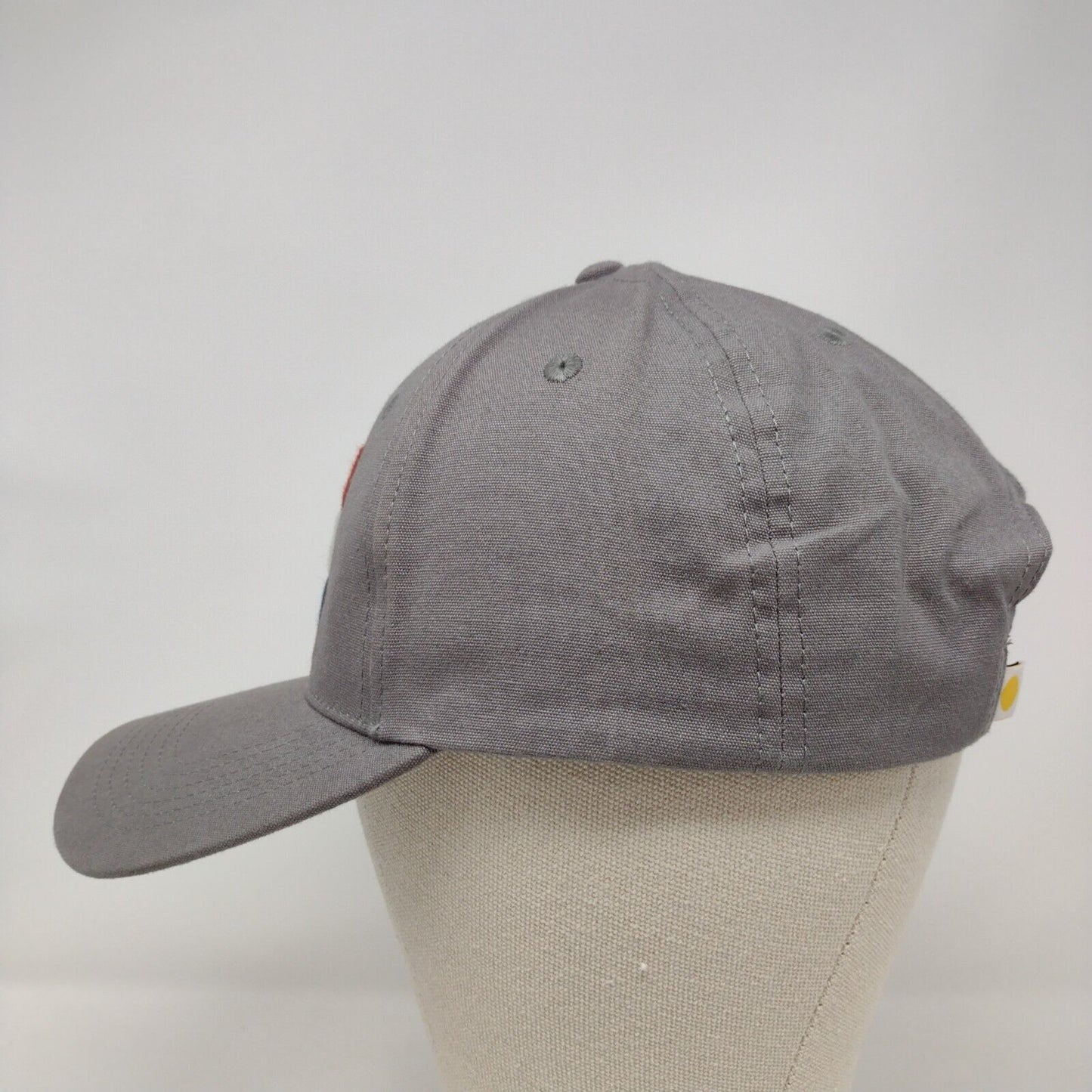 Life Is Good Snapback Hat Gray OSFA Adjustable Embroidered 6 Panel