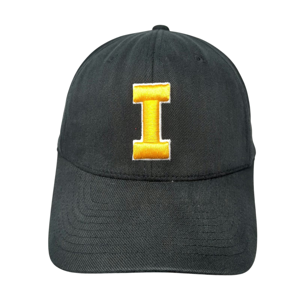 Iowa Hawkeyes NCAA Nike Cap Black Yellow One Size Flexfit Embroidered Logo Hat