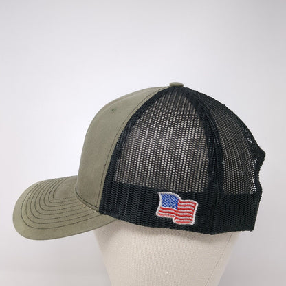 Idaho Falls Concrete Pumping Inc Trucker Hat Green One Size Mesh Back
