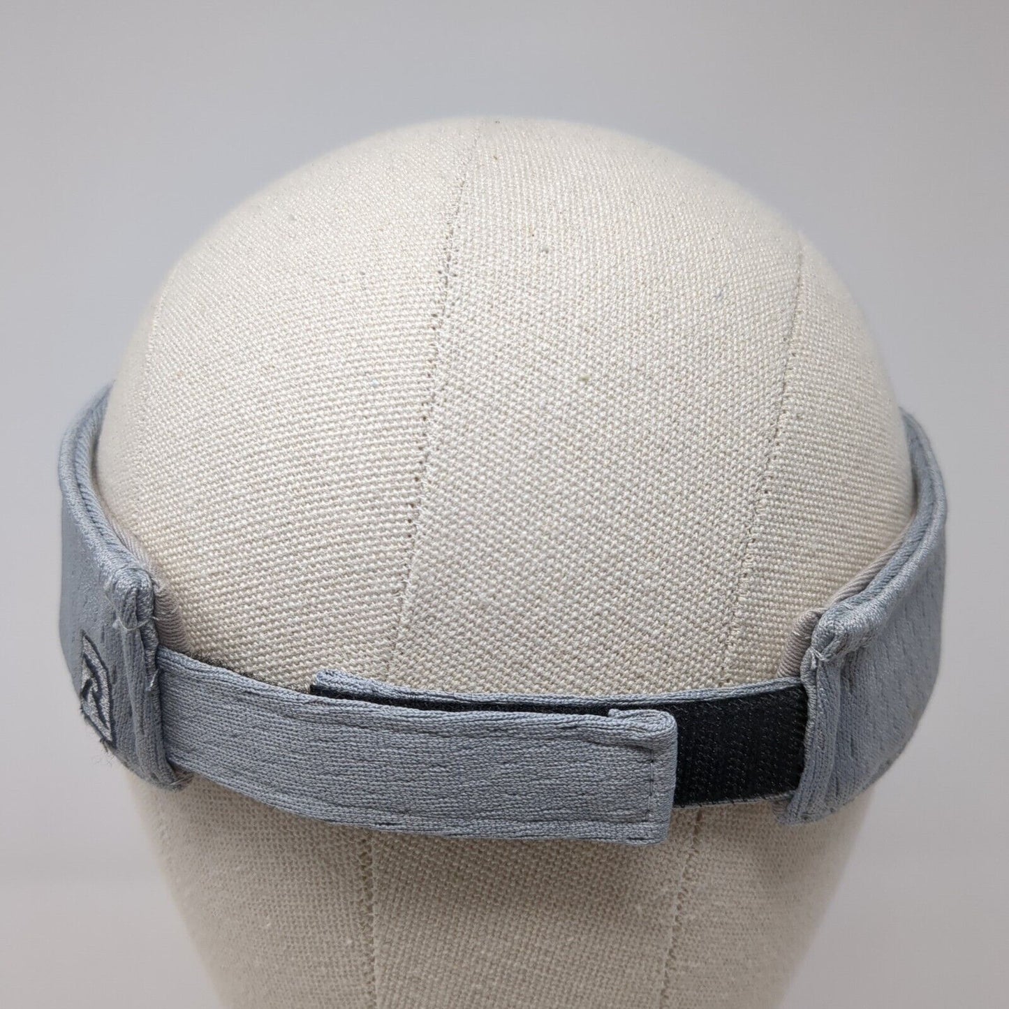Black Eagle Strapback Sun Visor Hat Gray Small Adjustable Richardson