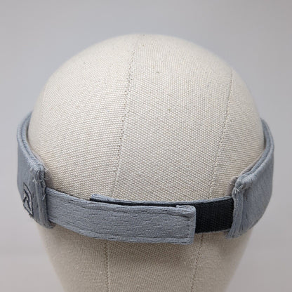 Black Eagle Strapback Sun Visor Hat Gray Small Adjustable Richardson