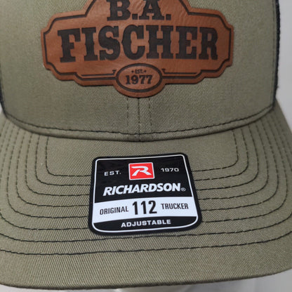 B.A. Fischer Original 112 Trucker Hat Multicolor One Size Adjustable Richardson