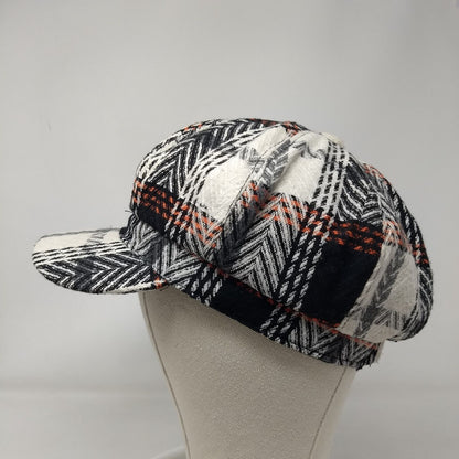 Unbranded Newsboy Pressboy Hat Cap Multicolor OSFA Plaid Blank
