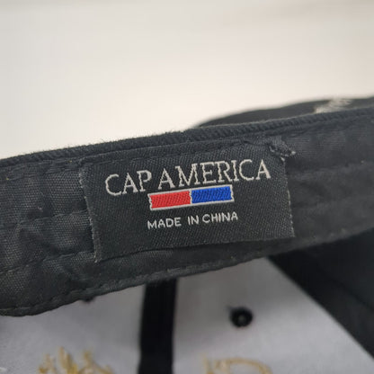 Cap America Baseball Hat Black One Size Signature Flight Support BBA Aviation