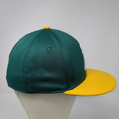 Oakland Athletics MLB OC Sports Baseball Cap Green Yellow One Size Strapback Hat