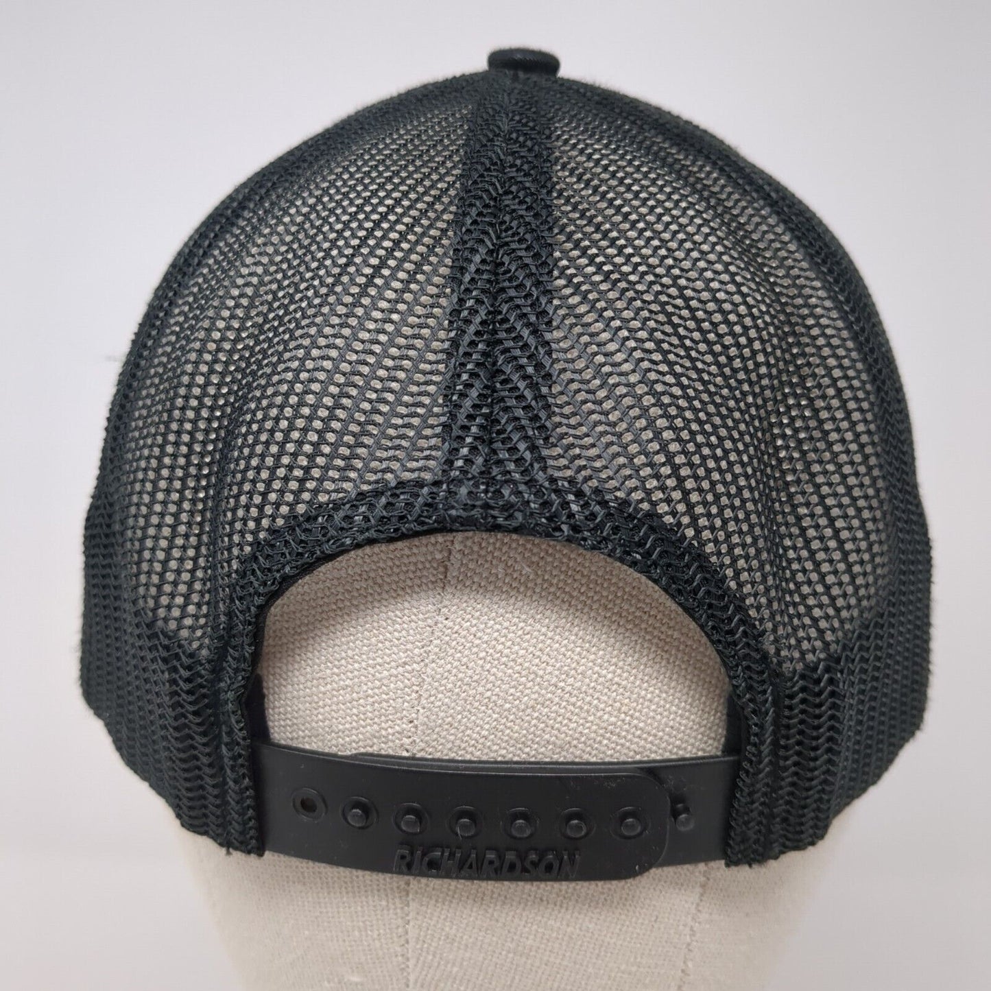 Crown Electric Inc Snapback Trucker Hat Black One Size Solid Mesh Back