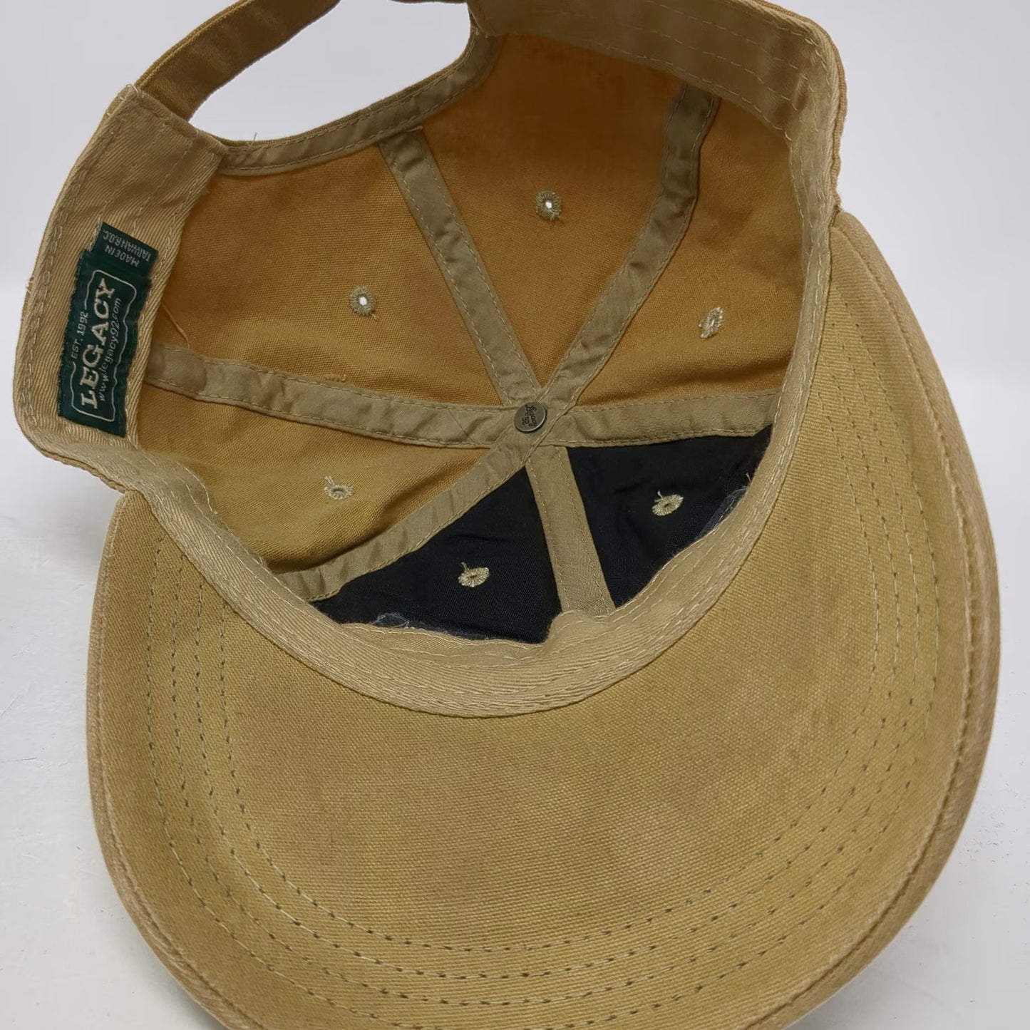 Legacy Baseball Cap Brown Blue White One Size Ice Age Pipelines Cotton Patch Hat